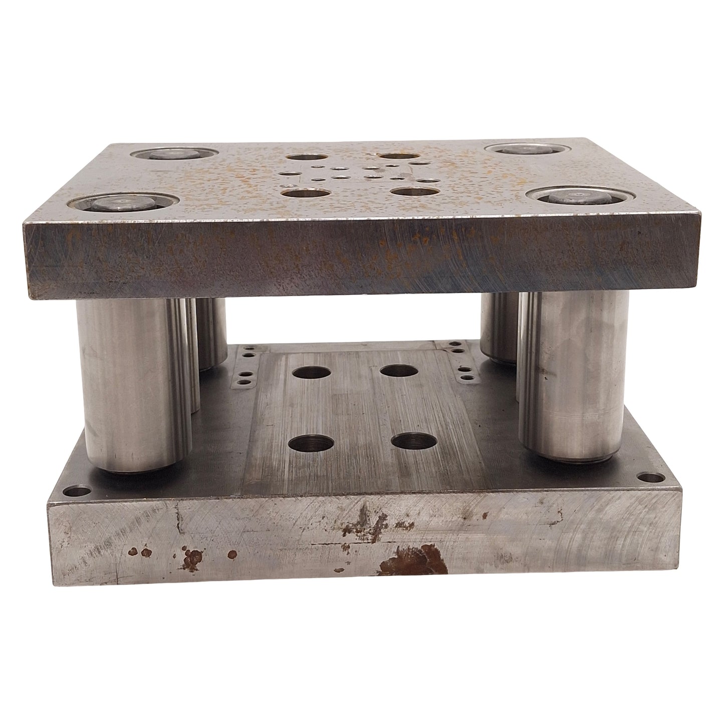Used Ball Bearing Die Press, (4x) ø1in Posts, 8 x 10in, 3-5/16in Closed, 6-1/4in Open