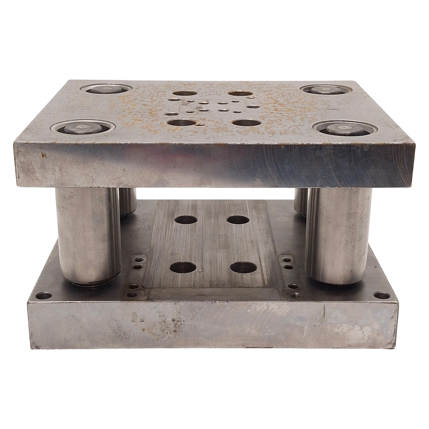 Used Ball Bearing Die Press, (4x) ø1in Posts, 8 x 10in, 3-5/16in Closed, 6-1/4in Open