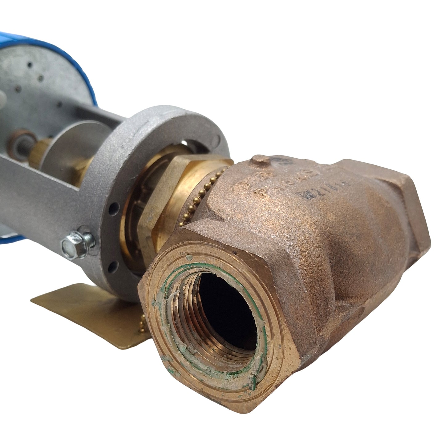 Used Johnson Controls VG7241NT+7152G Globe Valve, 1in NPT, 11.6Cv, 24VDC Actuator