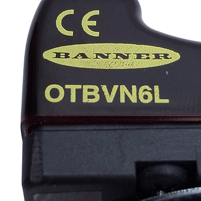 Used Banner Engineering OTBVN6L Optical Touch Button, 10-30VDC, Complimentary NPN Out