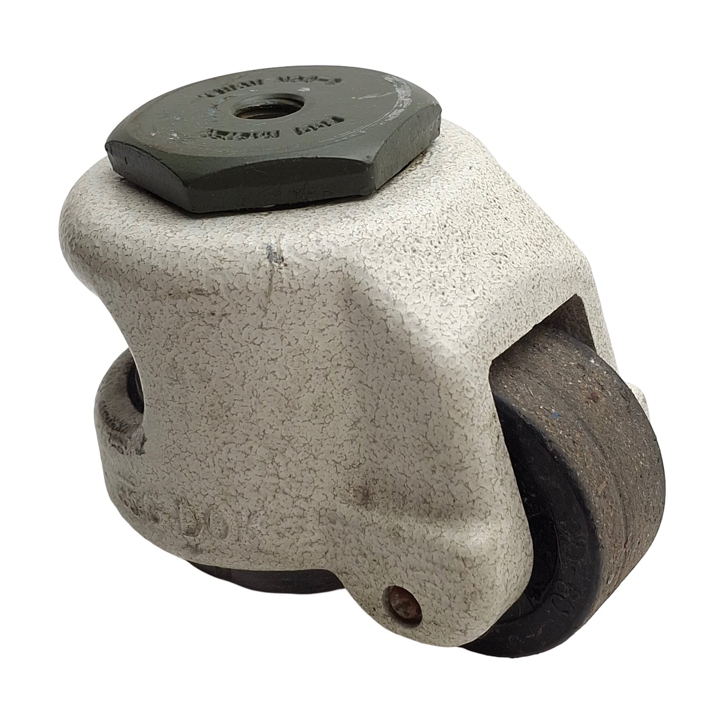 Used Foot Master GDR-60-S-NYN Leveling Caster, ø50mm Wheel, 500kg, M12x1.75