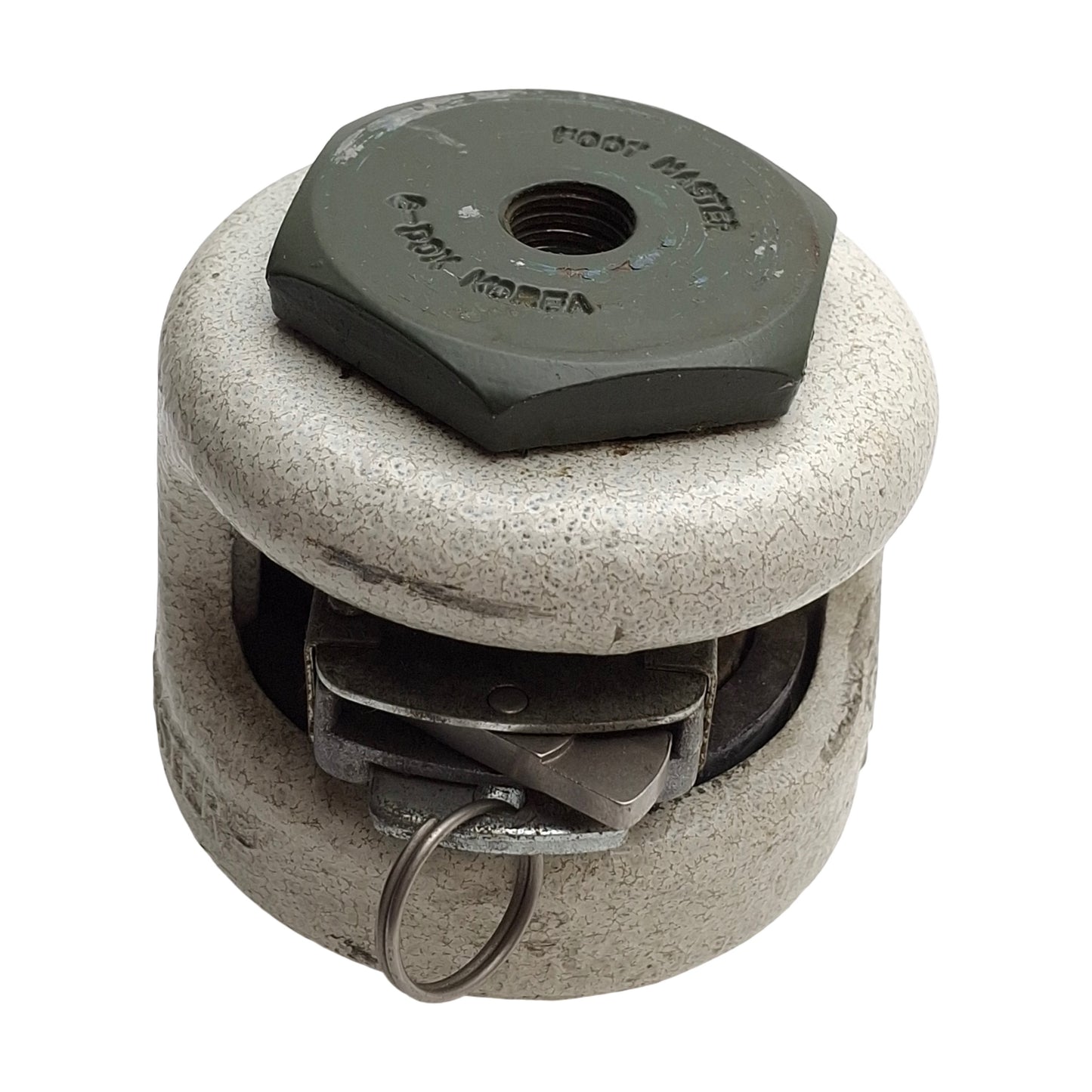 Used Foot Master GDR-60-S-NYN Leveling Caster, ø50mm Wheel, 500kg, M12x1.75