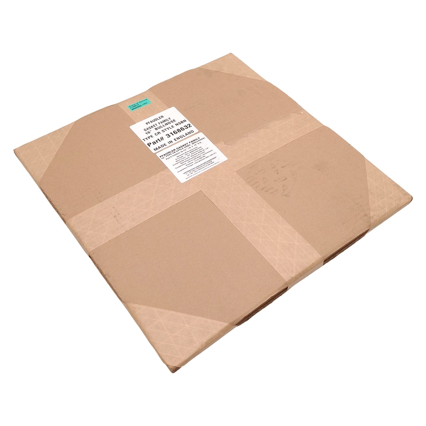 New Pfaudler 3168632 16" Type CR Style NSBN Bullnose Gasket 16-1/2" ID, 19" OD