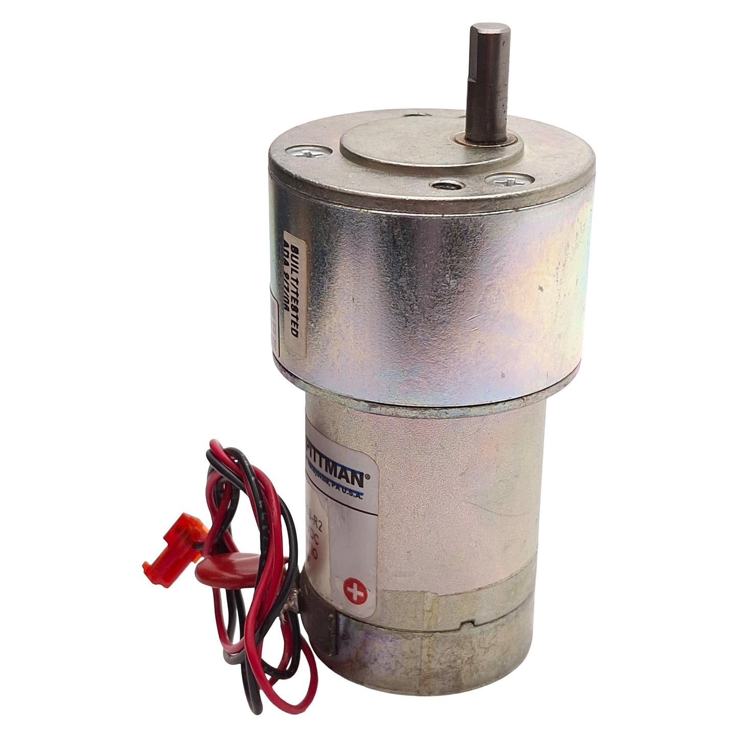 Used Pittman GM9433L218-R2 DC Gearmotor, 38.3:1 Reduction, ø1/4in Shaft, 24VDC