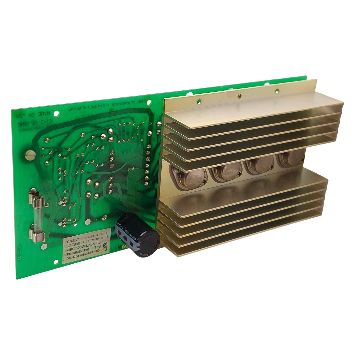Used Crest 50-99-130 4/6G 500W Upper Board For Tru-Sweep Genesis Ultrasonic Generator