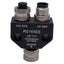 New Keyence GS-Y11 Y-Shaped Connector, 5-Pin M12 M x 5-Pin M12 F x 8-Pin M12 F