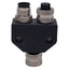 New Keyence GS-Y11 Y-Shaped Connector, 5-Pin M12 M x 5-Pin M12 F x 8-Pin M12 F