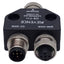 New Keyence GS-Y11 Y-Shaped Connector, 5-Pin M12 M x 5-Pin M12 F x 8-Pin M12 F
