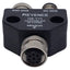 New Keyence GS-Y11 Y-Shaped Connector, 5-Pin M12 M x 5-Pin M12 F x 8-Pin M12 F