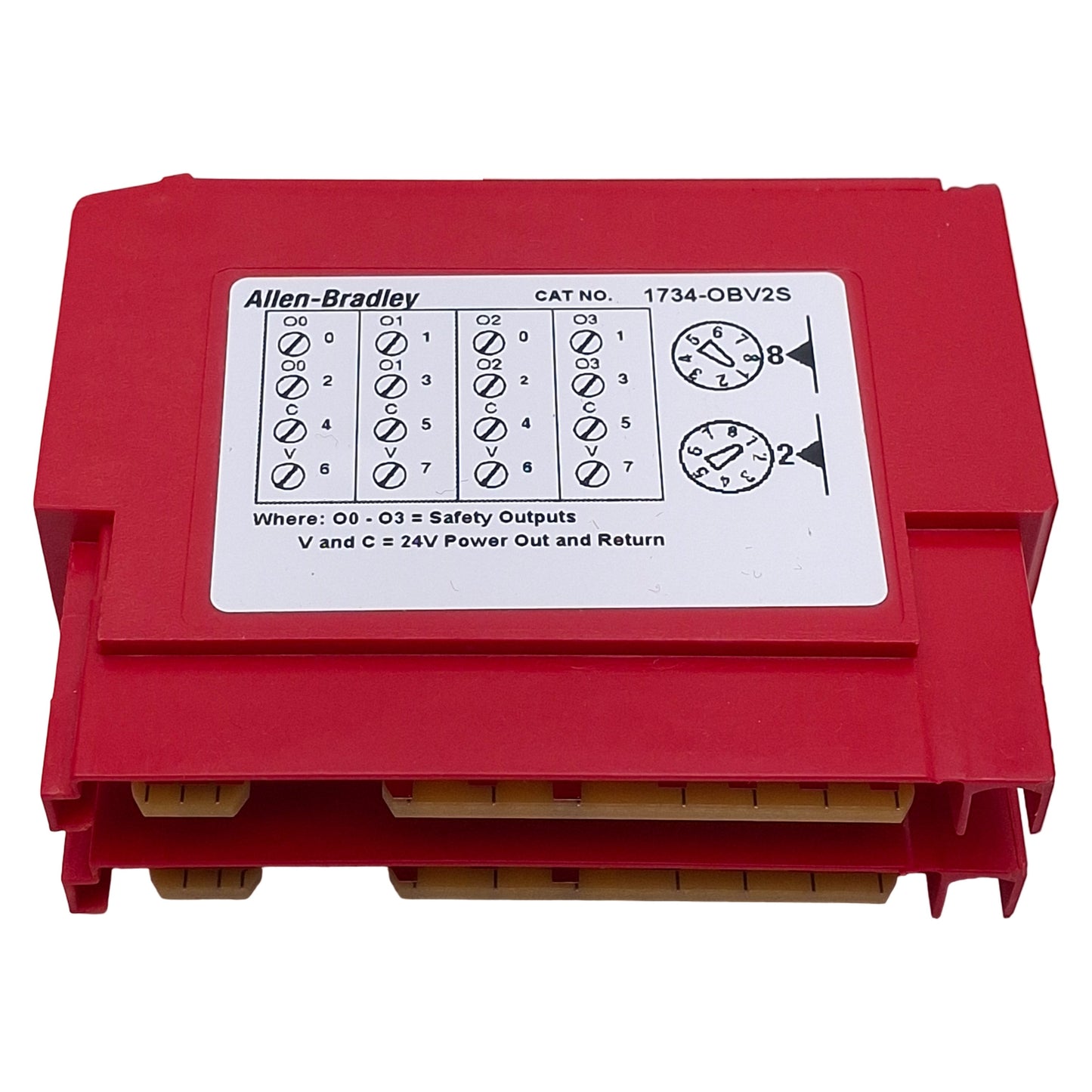 New Allen Bradley 1734-OBV2S POINT Guard I/O Output Module, 4-Point, 24VDC