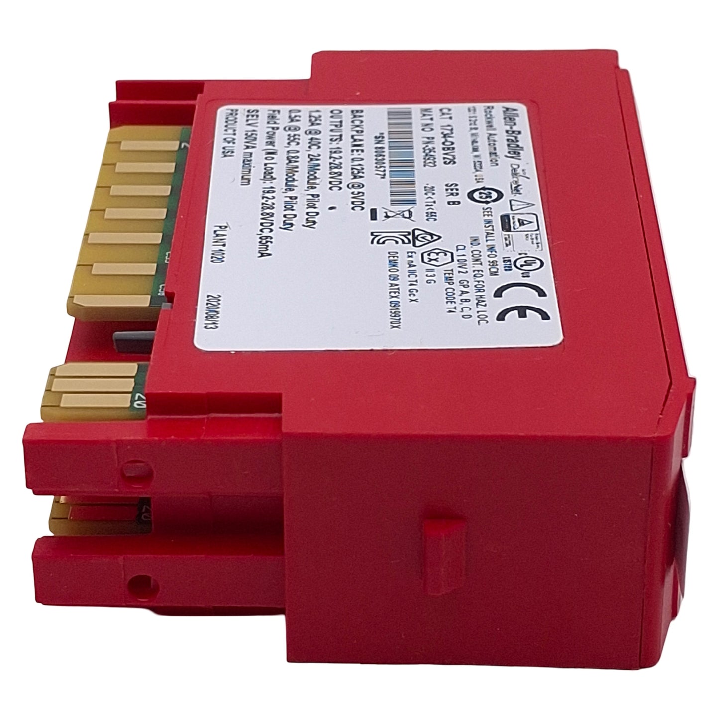 New Allen Bradley 1734-OBV2S POINT Guard I/O Output Module, 4-Point, 24VDC