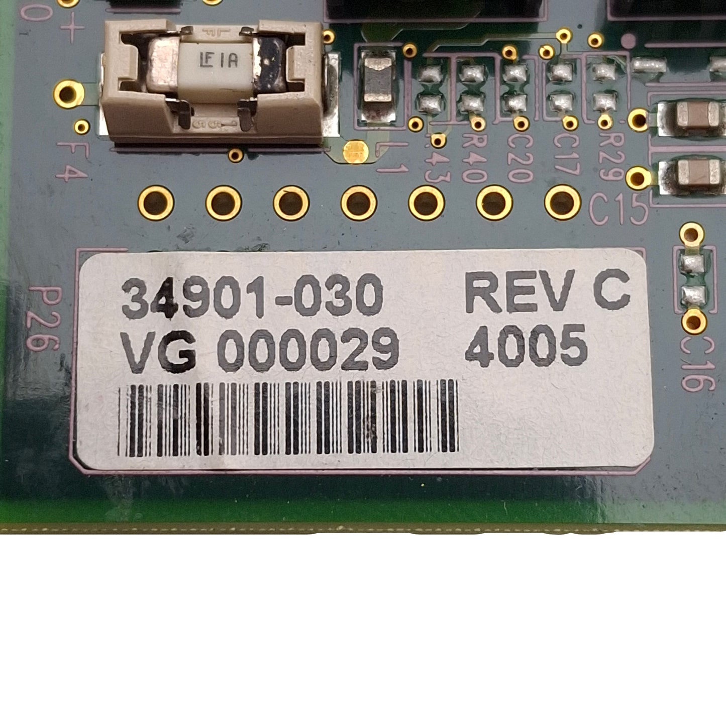 Used Zebra 34901-030 Rev C Main Control Board, Serial, USB, For 170XiIII+ Printer