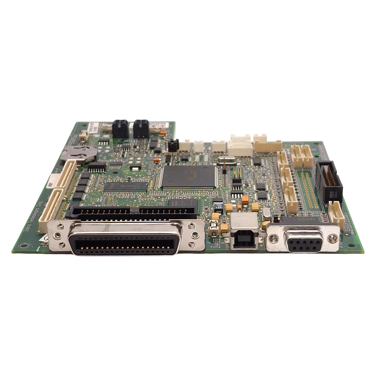 Used Zebra 34901-030 Rev C Main Control Board, Serial, USB, For 170XiIII+ Printer