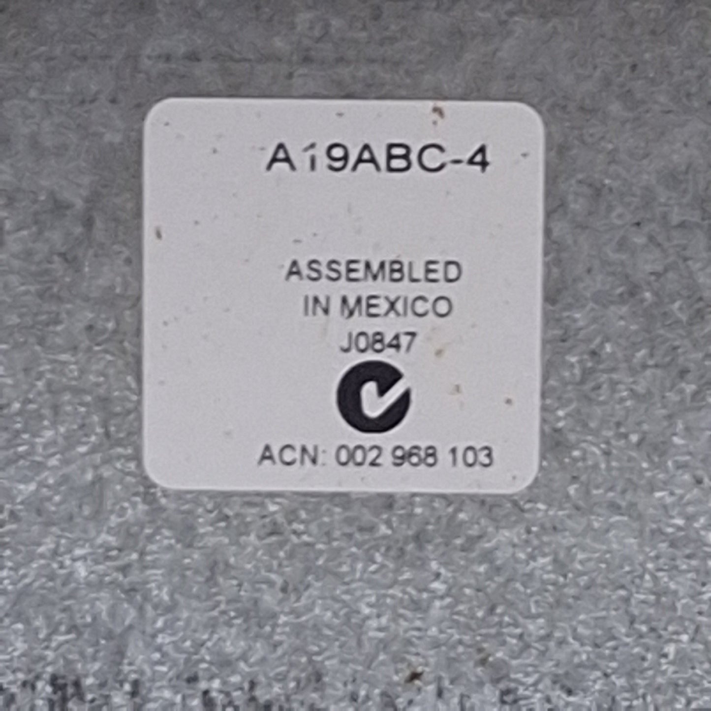 Used Johnson Controls A19ABC-4 Temperature Controller 50°F-130°F, SPDT, 120-240VAC