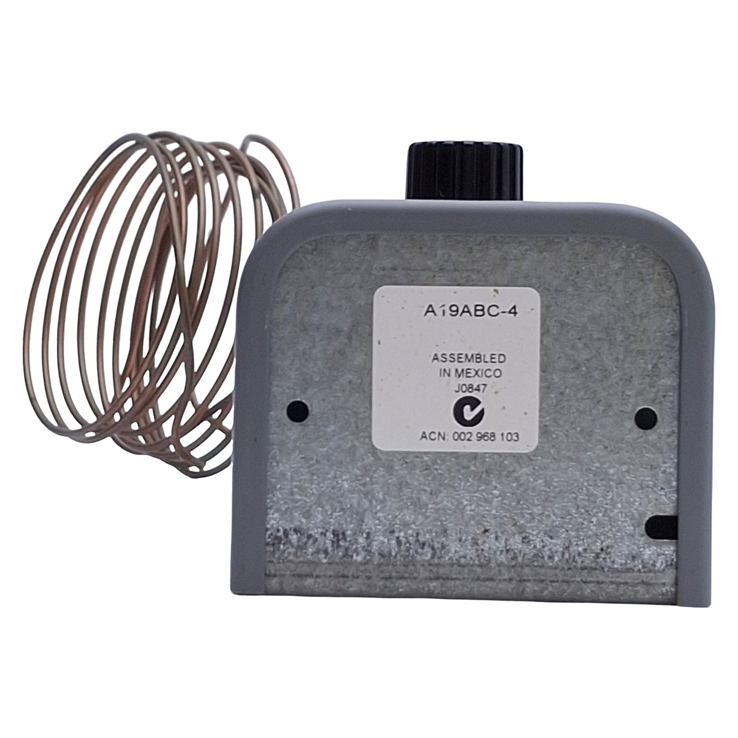 Used Johnson Controls A19ABC-4 Temperature Controller 50°F-130°F, SPDT, 120-240VAC