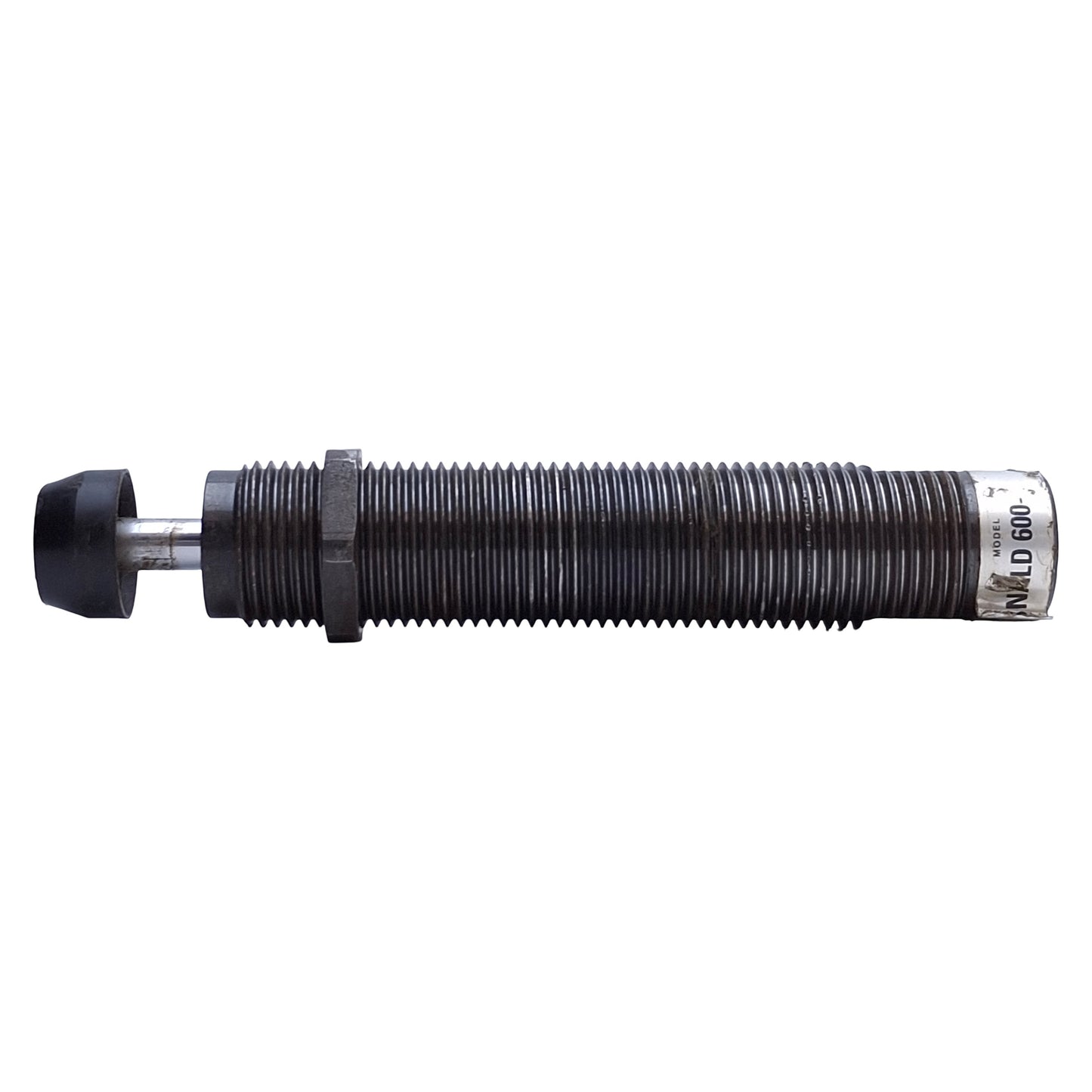 Used Enertrols SNALD 600- Miniature Shock Absorber 0.97in Stroke, 1-12UNF Barrel