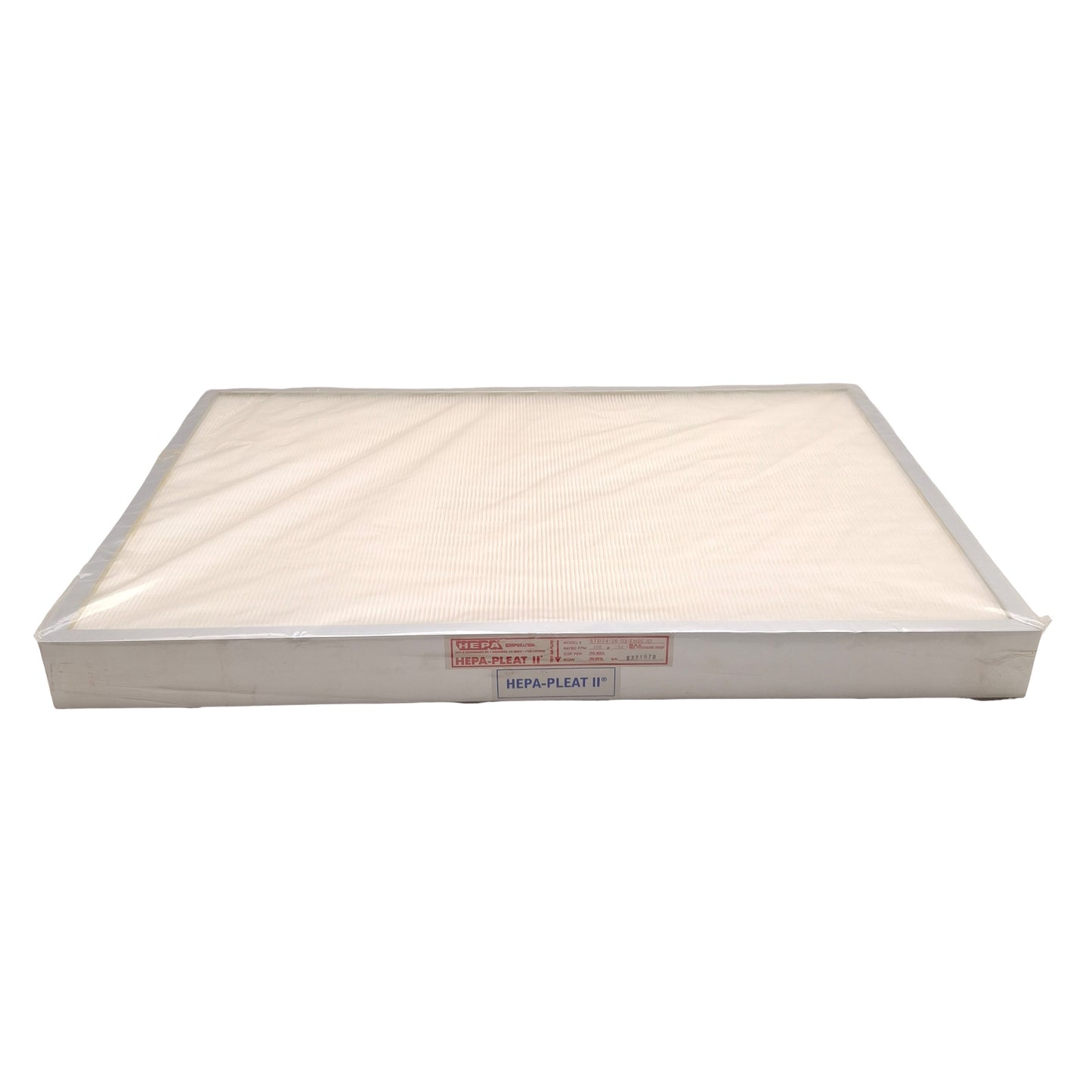 New HEPA STD24-36-03-EH0C3D HEPA-PLEAT II HVAC Filter, 24 x 36 x 3in, 99.99% Scan
