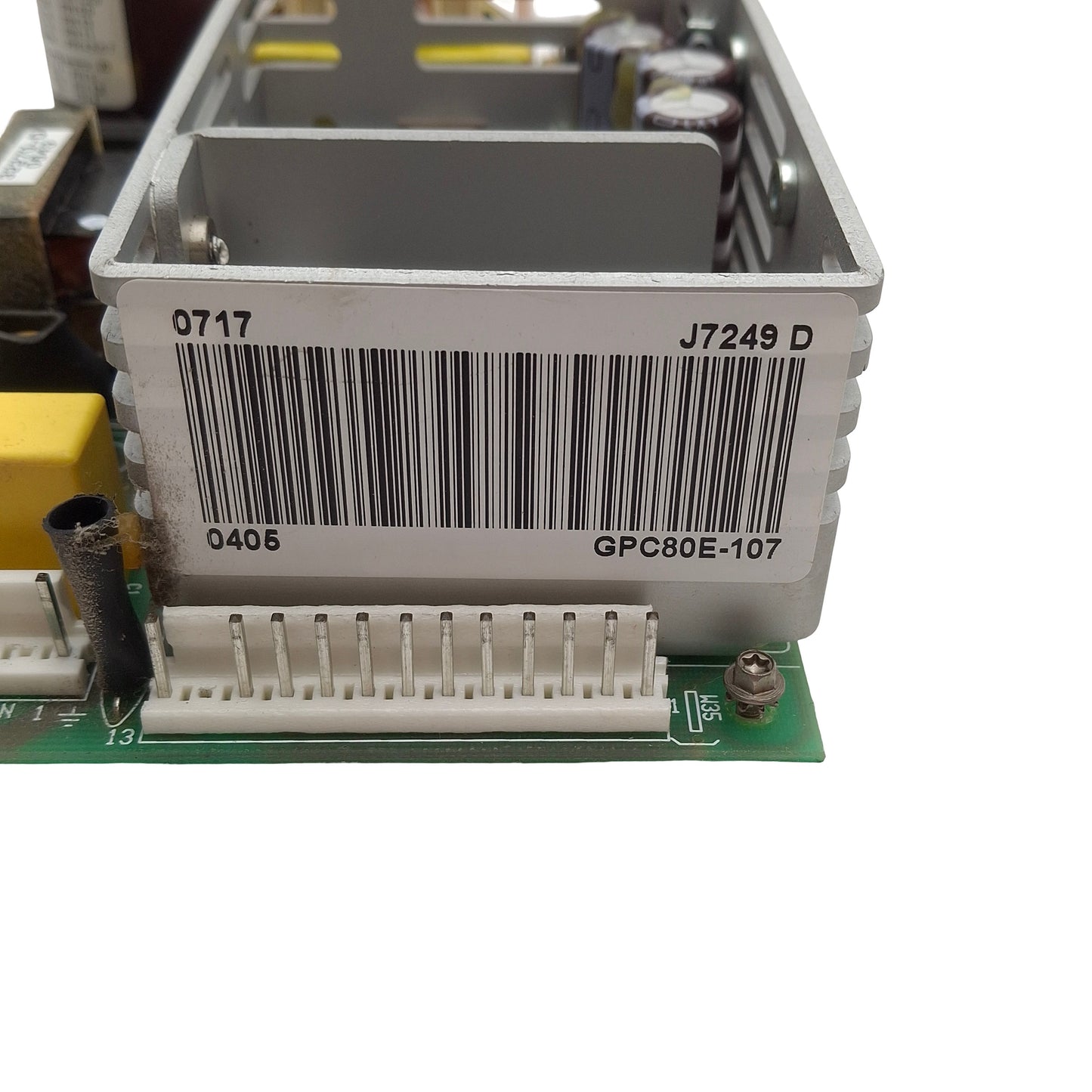 Used Condor GPC80E-107 Open Frame Power Supply, 100-240VAC In, 5VDC 12A Output