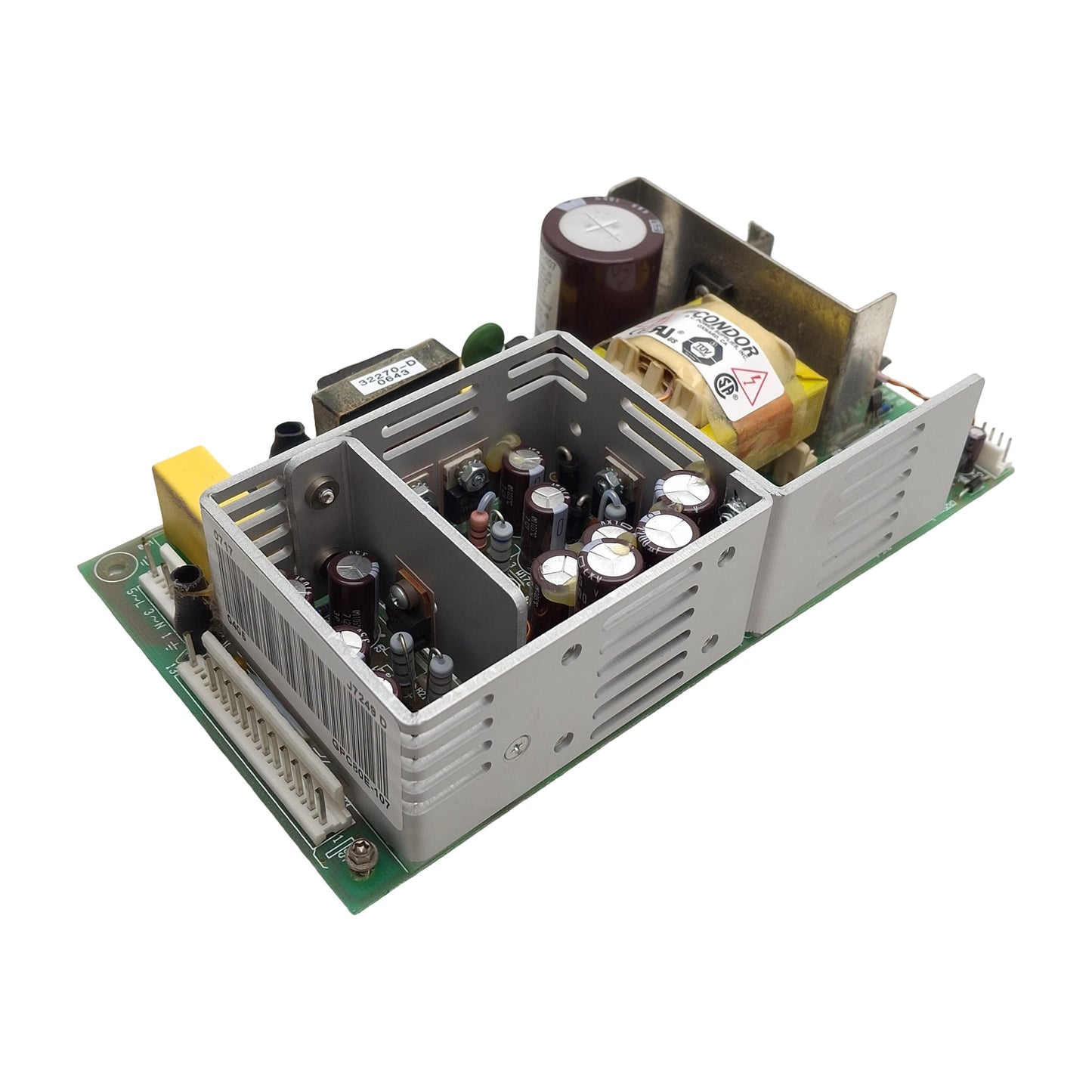 Used Condor GPC80E-107 Open Frame Power Supply, 100-240VAC In, 5VDC 12A Output