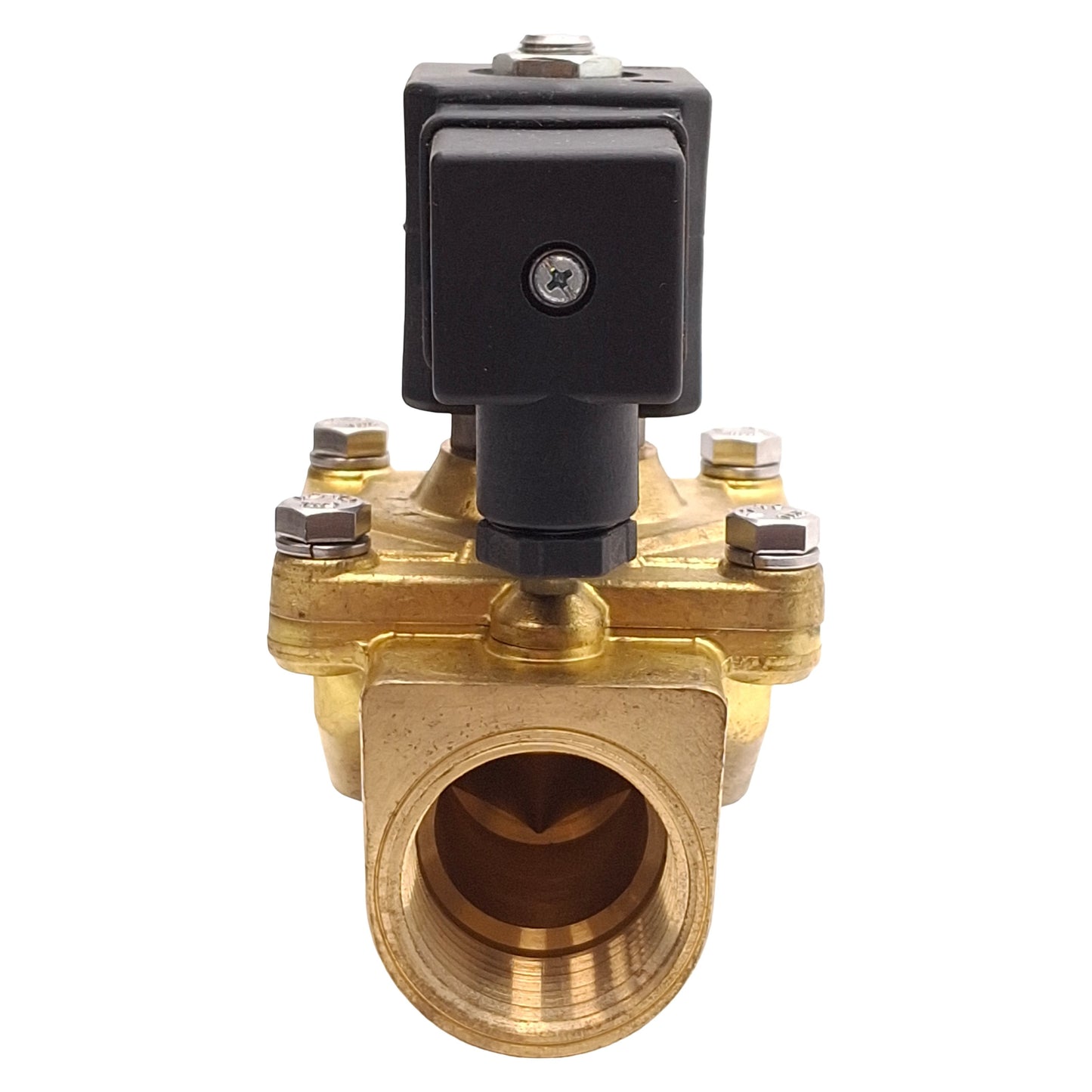 New – Open box Ganzow H6U19-00Y Solenoid Valve, 2-Way NC, Brass, 200psig, 1in NPT, 120VAC Coil