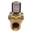 Used Ganzow H6U19-00Y Solenoid Valve, Brass, 2-Way NC, 200psig, 1in NPT, 120VAC Coil