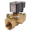 Used Ganzow H6U19-00Y Solenoid Valve, Brass, 2-Way NC, 200psig, 1in NPT, 120VAC Coil