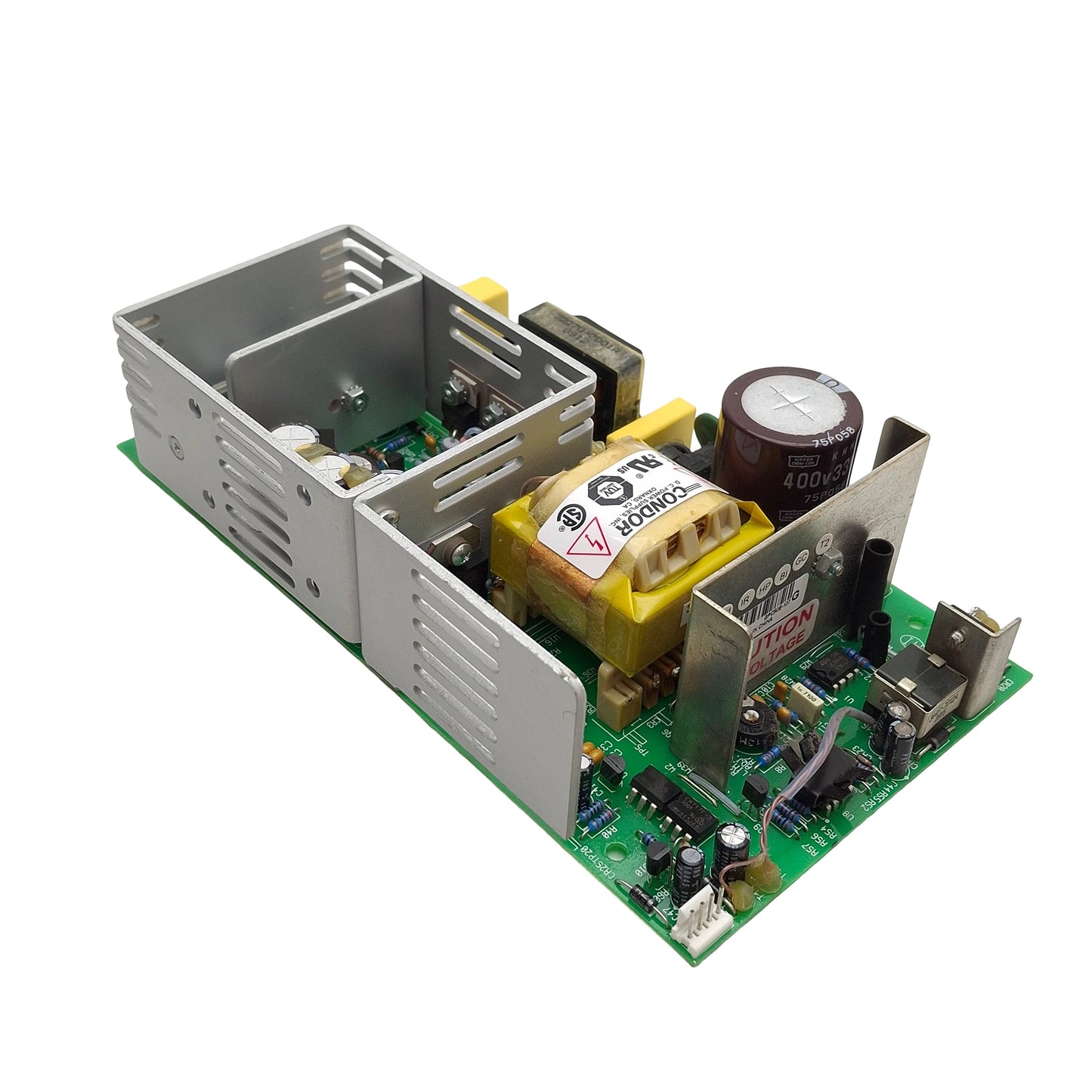 Used Condor GPC80E-107G Open Frame Power Supply, 100-240VAC In, 5VDC 12A Output