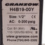 Used Granzow H4B19-00Y Solenoid Valve, 2-Way NC, Brass, 1/2in NPT, 110-120VAC Coil