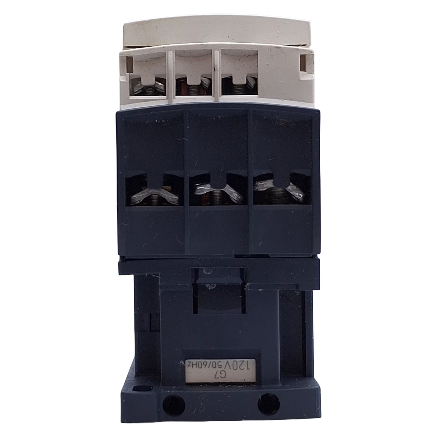 Used Telemecanique LC1D32G7 IEC Contactor 3-Phase, 3NO, 690VAC 32A, 120VAC Coil