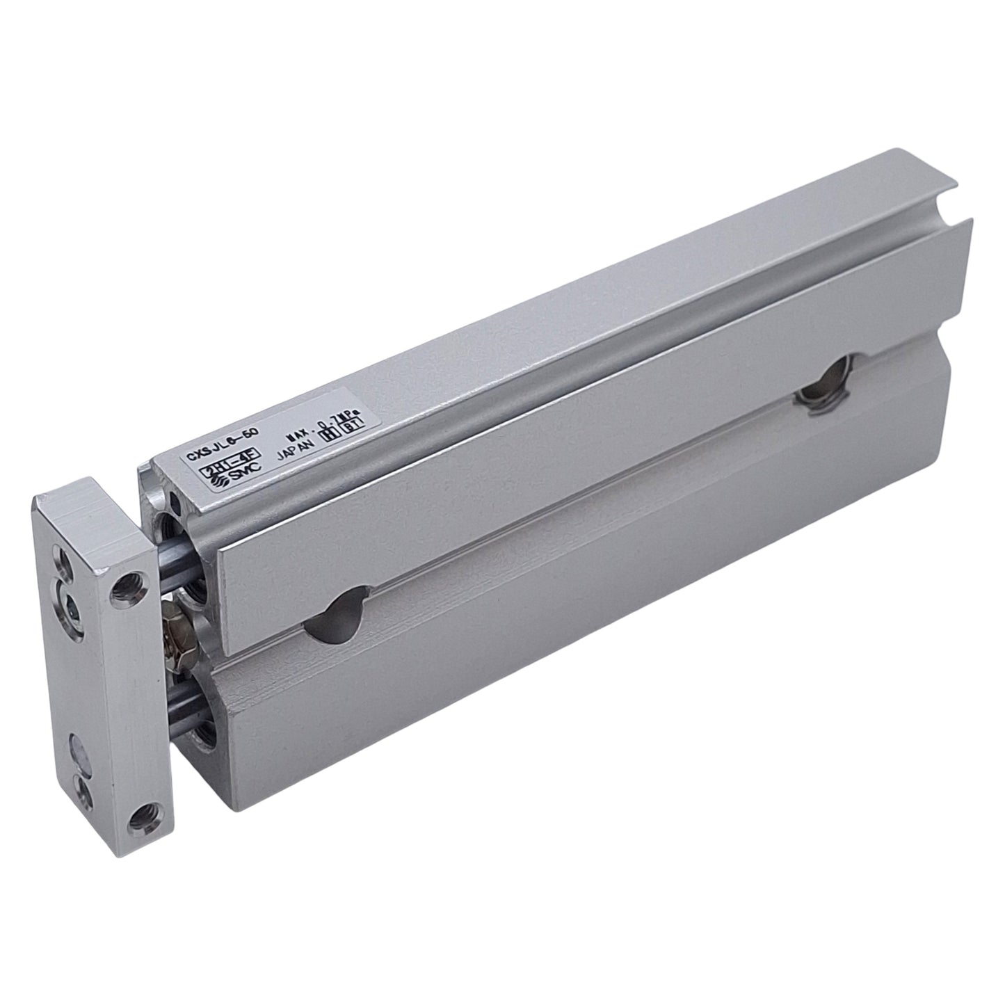 New SMC CXSJL6-50 Compact Dual Piston Rod Cylinder, ø6mm Bore, 50mm Stroke, 0.7MPa