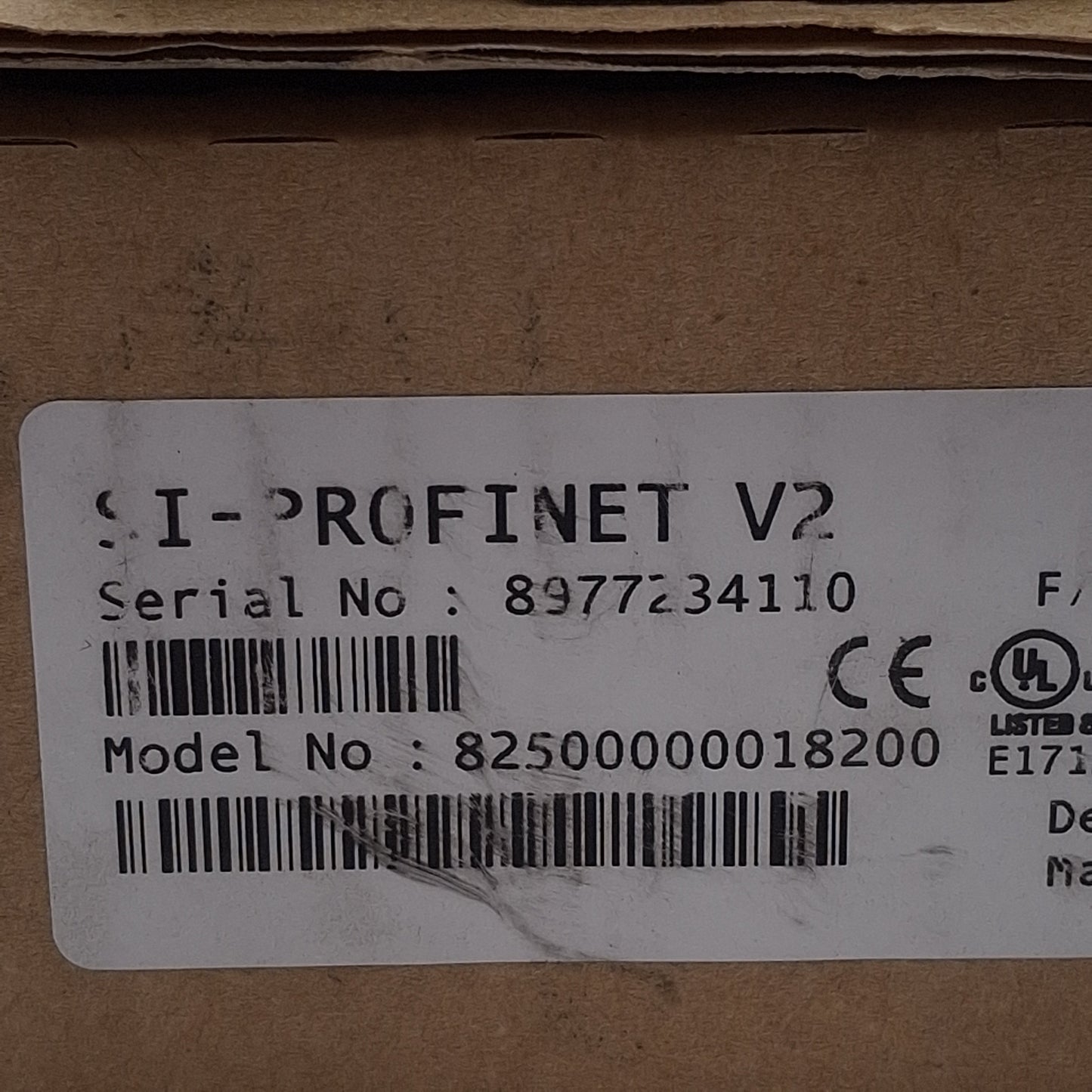 New Nidec 82500000018200 SI-Profinet V2 Option Module, Dual 100 BASE-TX RJ45