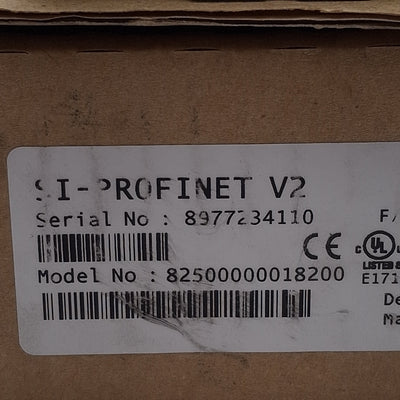 New Nidec 82500000018200 SI-Profinet V2 Option Module, Dual 100 BASE-TX RJ45