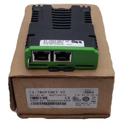 New Nidec 82500000018200 SI-Profinet V2 Option Module, Dual 100 BASE-TX RJ45