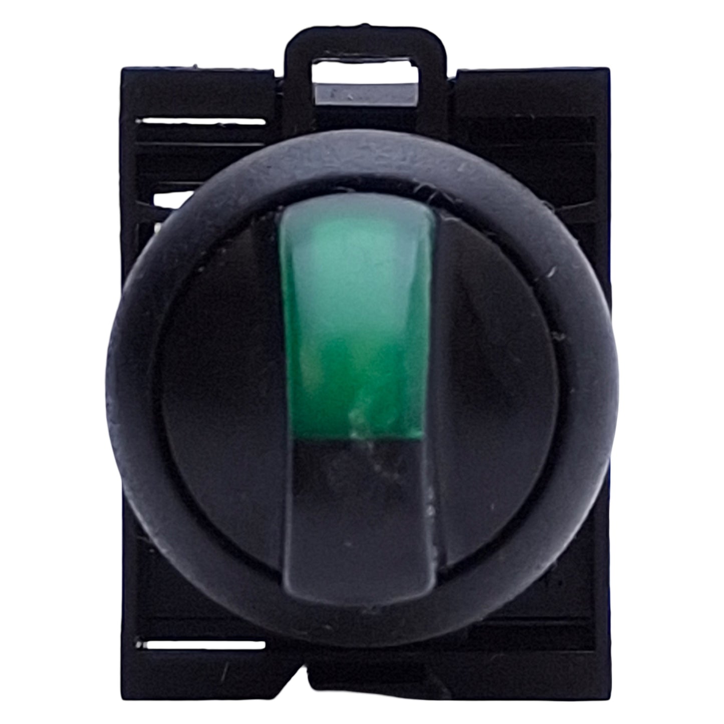 Used Eaton M22S-WRLK-G-K10-230G Green Illuminated Selector Switch 2-Position, 1NO