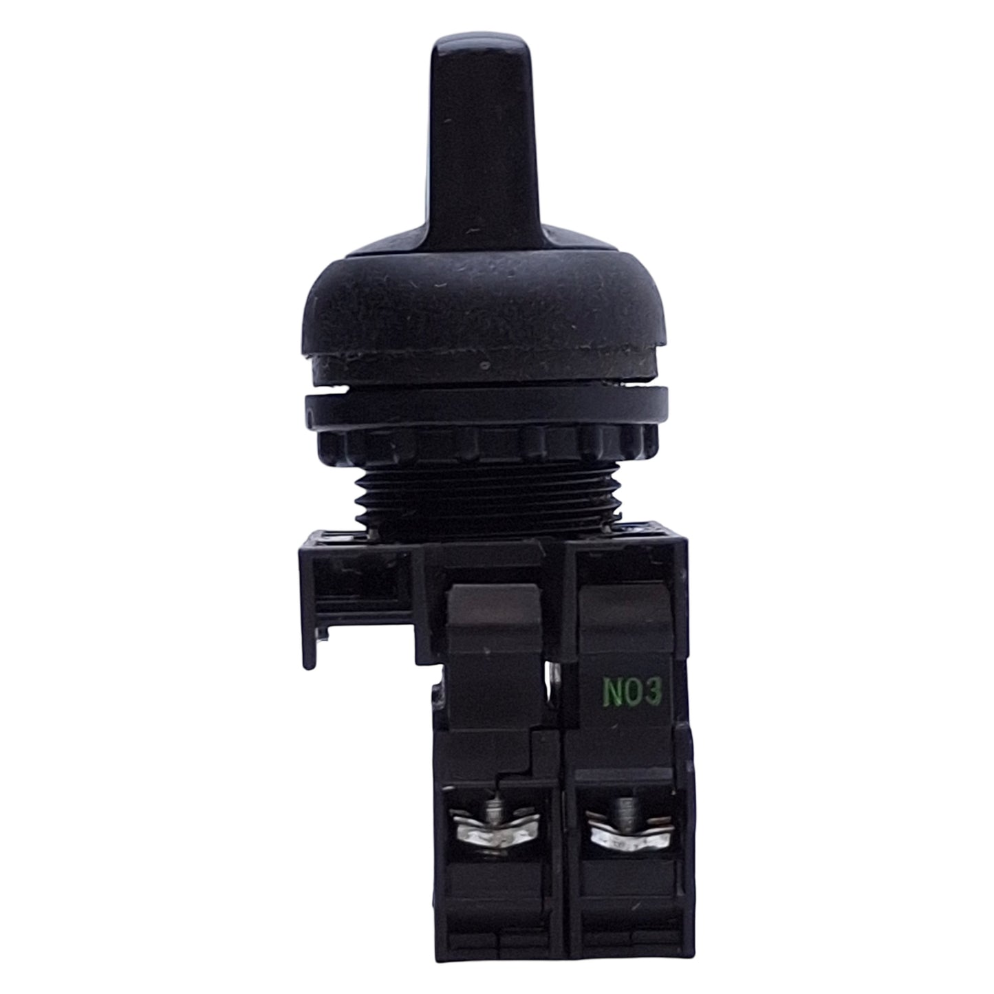 Used Eaton M22S-WRLK-G-K10-230G Green Illuminated Selector Switch 2-Position, 1NO