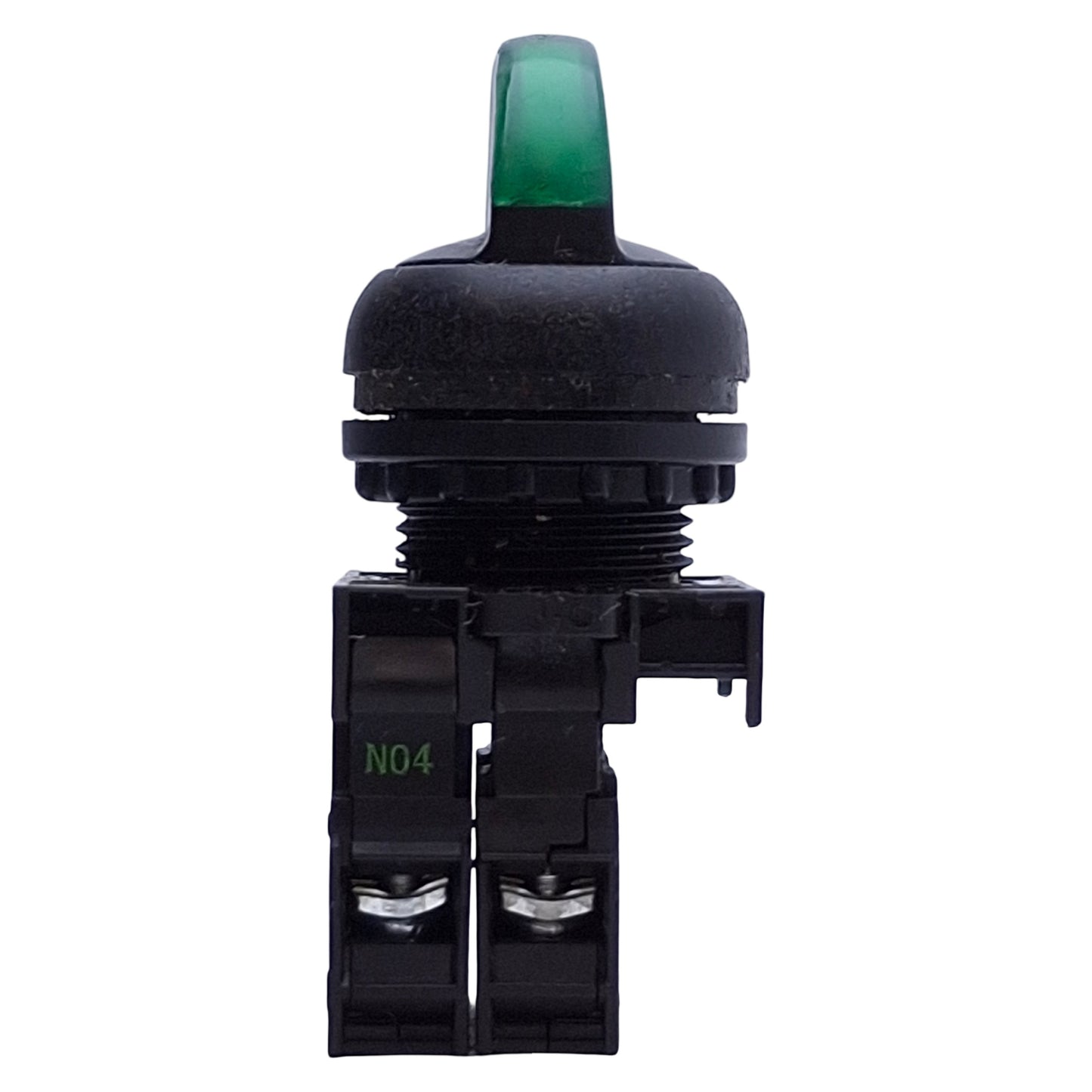 Used Eaton M22S-WRLK-G-K10-230G Green Illuminated Selector Switch 2-Position, 1NO