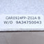 Used Cherokee CAR0924FP-Z02A Power Supply 900W, 100-240VAC Input, 24VDC 31A Output