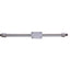 Used SMC NCY3B10-0600 Rodless Cylinder, 1/4" Bore, 6" Stroke, 10-32 UNF Ports