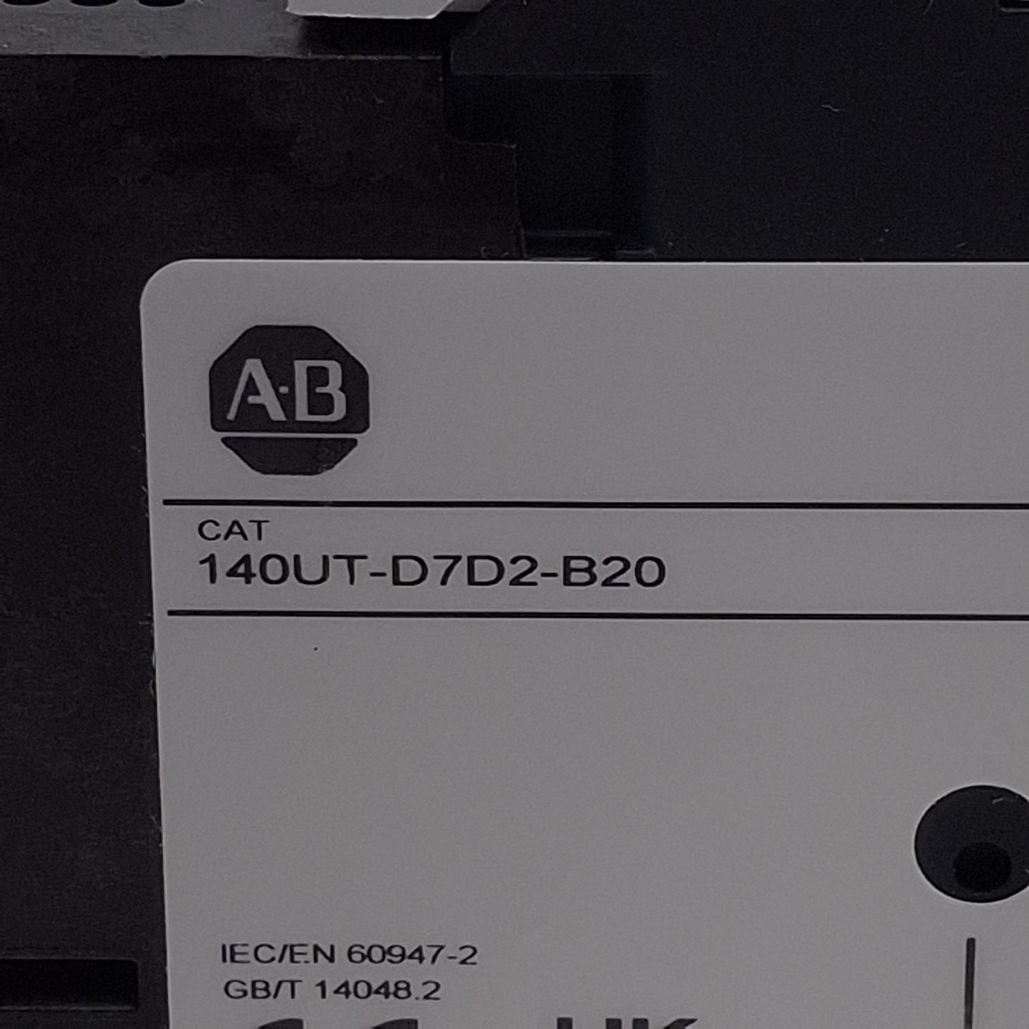New – Open box Allen Bradley 140UT-D7D2-B20 Circuit Breaker, 2-Pole, 2A 600Y/347VAC, D-Frame