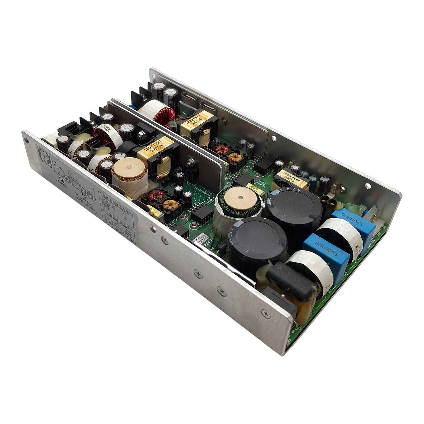 Used XP Power 10003821 Open Frame PLC Power Supply, 100-240VAC Input, 2-Channel Out
