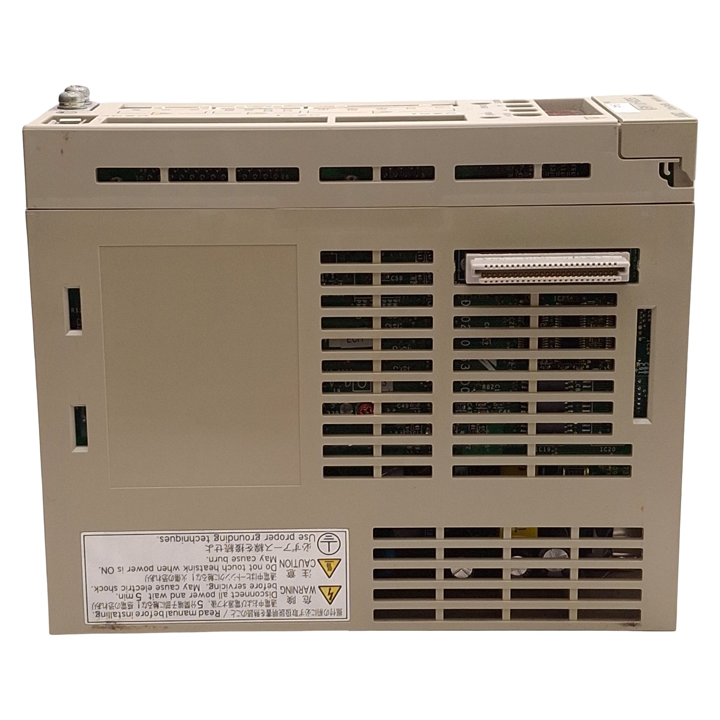 Used Yaskawa SGDH-01AE Sigma-II Servopack, 0.1kW, 3Ø 0-230VAC Out, 1Ø 200-230VAC In
