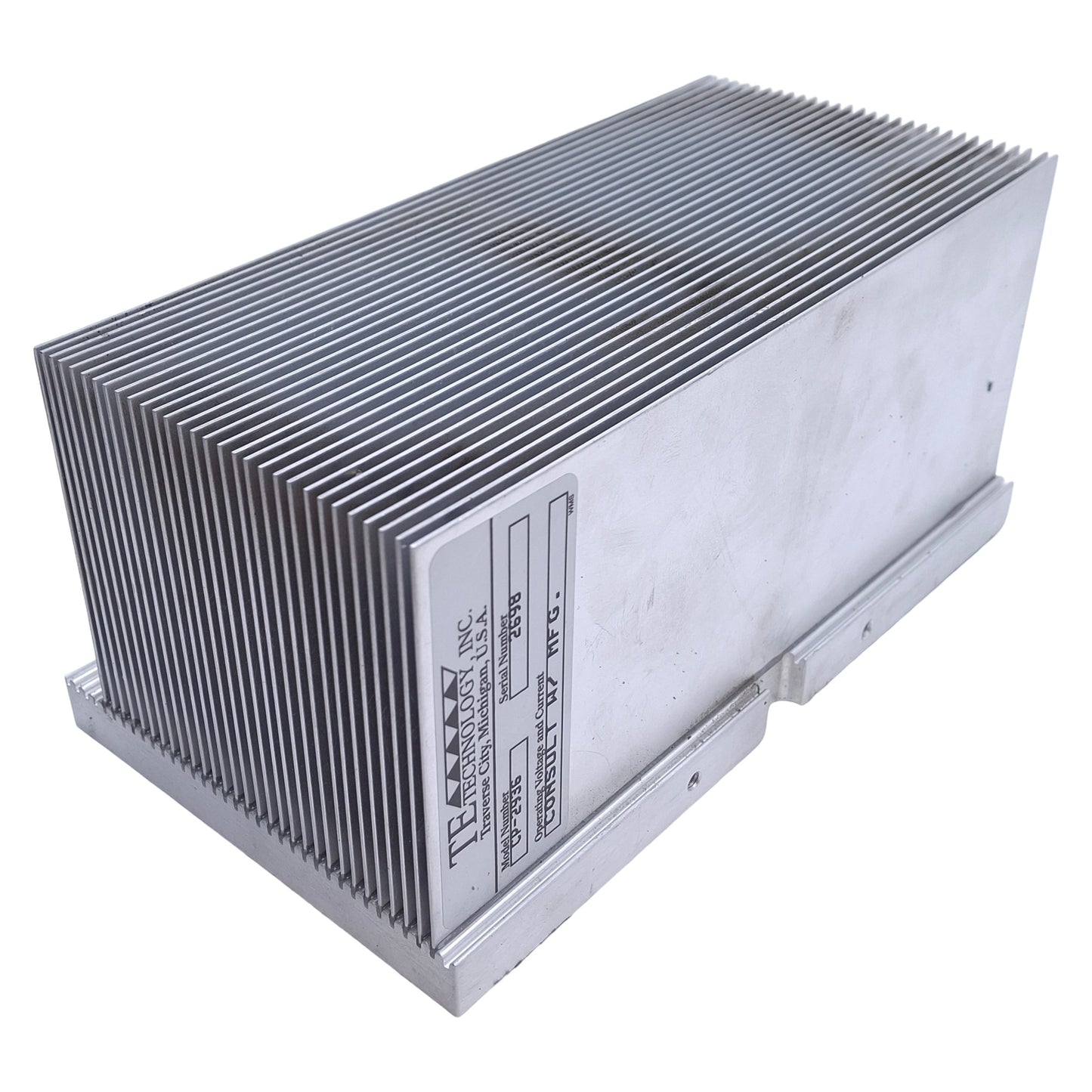Used TE Technology Aluminum Heat Sink For CP-2936 279001180-F Peltier Cooler