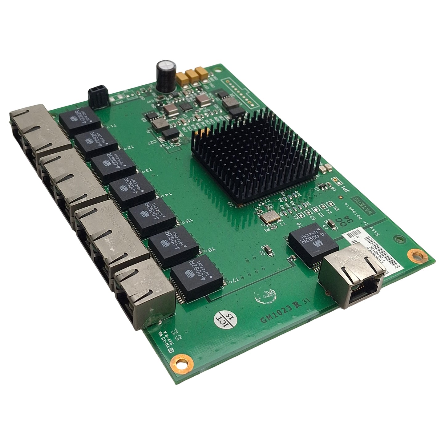 Used Waters 210000282-E ACQUITY UPLC PDA Detector 7-Port Ethernet Board