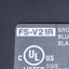 Used Keyence FS-V21R Fiber Optic Photoelectric Sensor Amplifier NPN, 6ft Cable