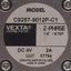 Used Oriental Motor C9257-9012P-C1 Vexta Stepper Motor, 2-Phase, 1.8°, 4VDC, NEMA 17