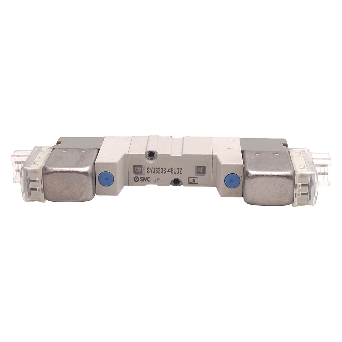 Used SMC SYJ3233-5LOZ Solenoid Valve, 2-Position Double, 0.15-0.7MPa, 24VDC Coil