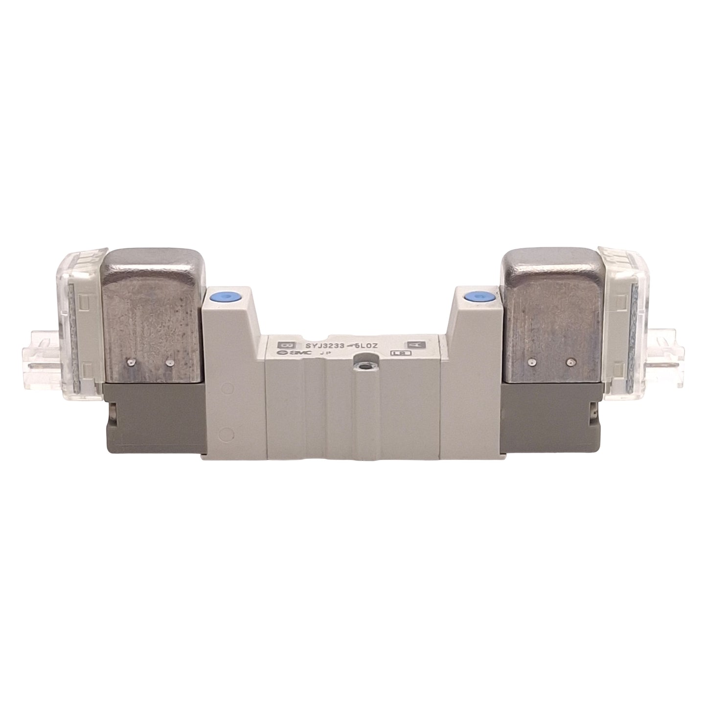 Used SMC SYJ3233-5LOZ Solenoid Valve, 2-Position Double, 0.15-0.7MPa, 24VDC Coil