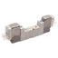 Used SMC SYJ3233-5LOZ Solenoid Valve, 2-Position Double, 0.15-0.7MPa, 24VDC Coil