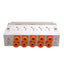 Used SMC SS5YJ3-32P-05-C4 Pneumatic Manifold, Flat Ribbon, 5-Station, ø4mm One-Touch