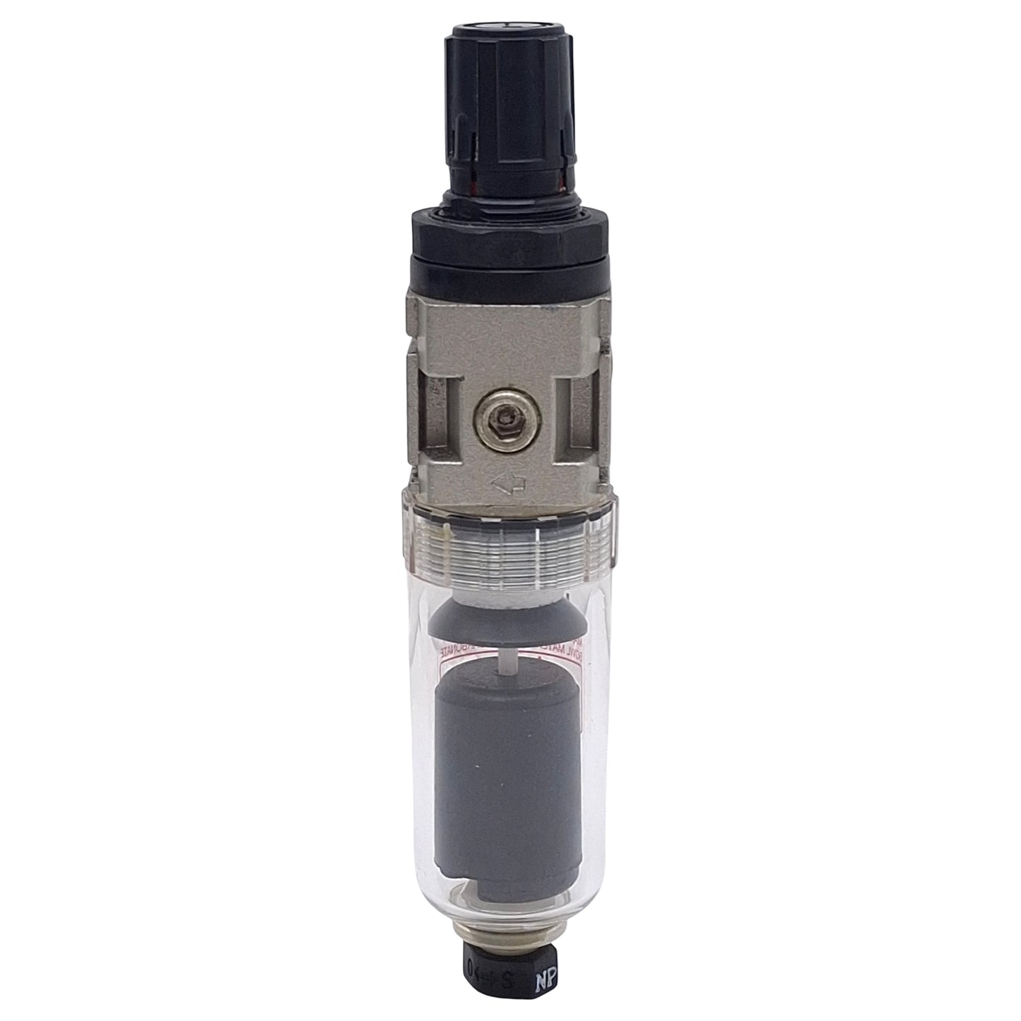 Used SMC AW10-M5C-Z Pneumatic Filter Regulator, 7-100psi Set, 145psi Max, 5µm, M5x0.8